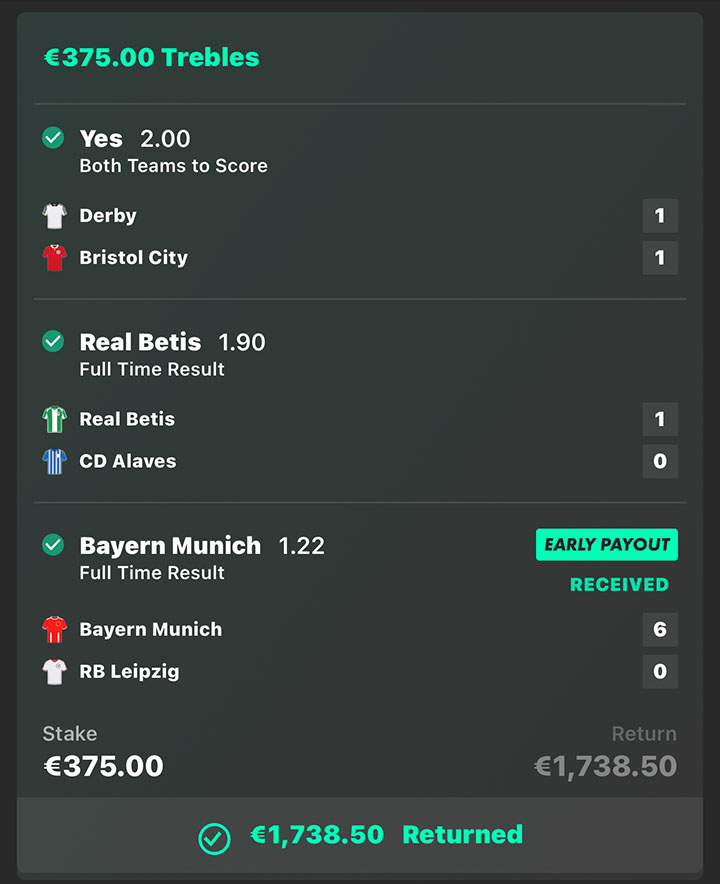 €1.738.50 RETURNED